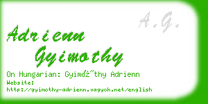 adrienn gyimothy business card